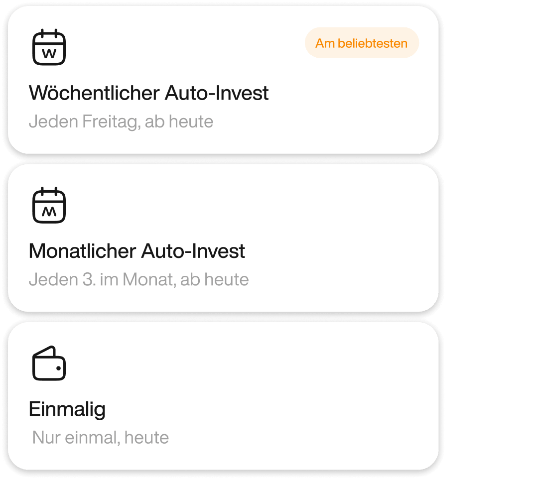 Web Savingspage recurring buy DE